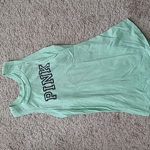 💚EUC VS PINK open back tank top size XS🖤